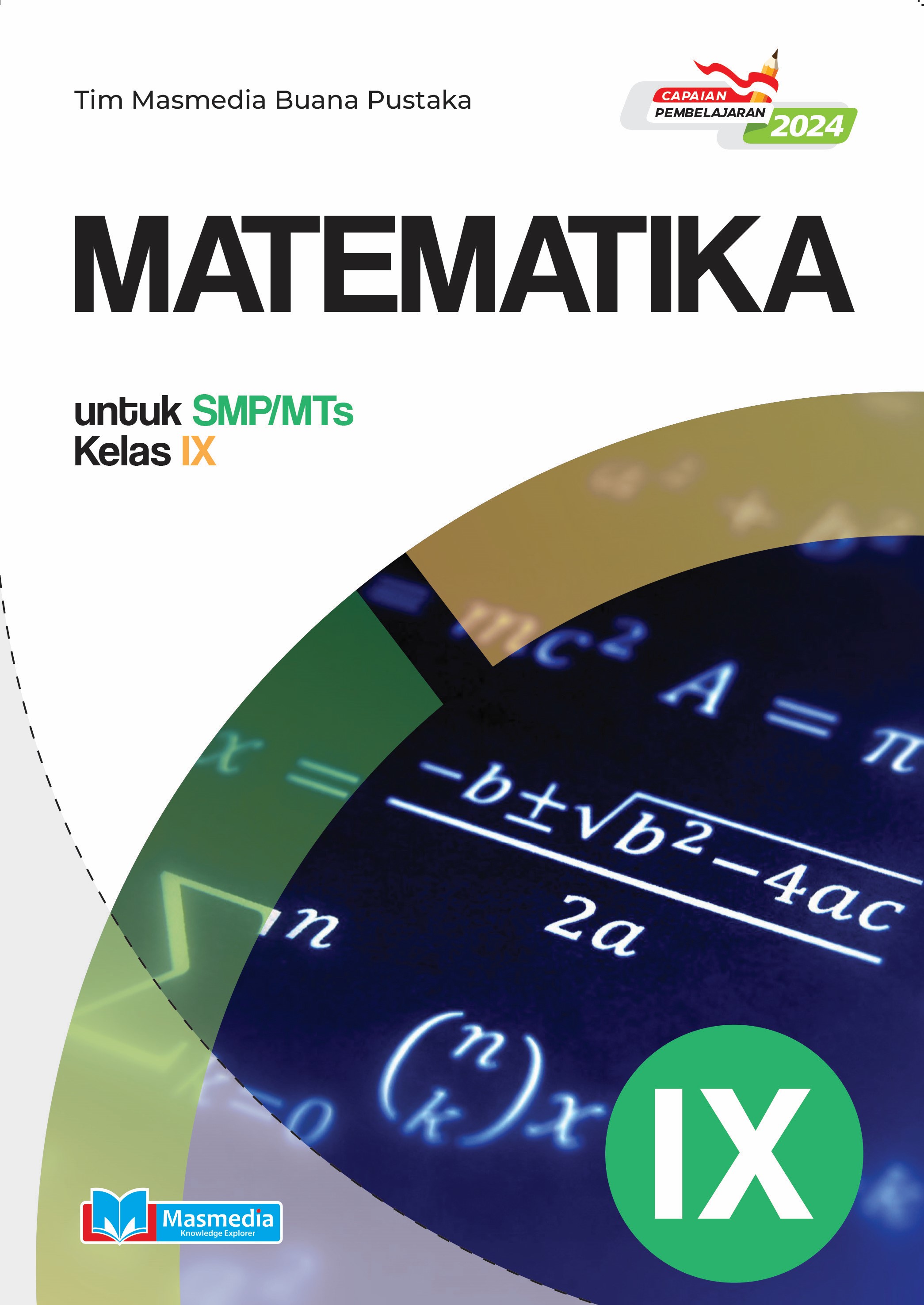 Matematika untuk SMP/MTs Kelas IX K-Merdeka CP 2024	