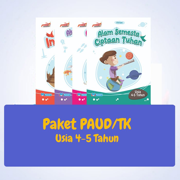 Paket PAUD/TK A K-Merdeka (Usia 4-5 Tahun)