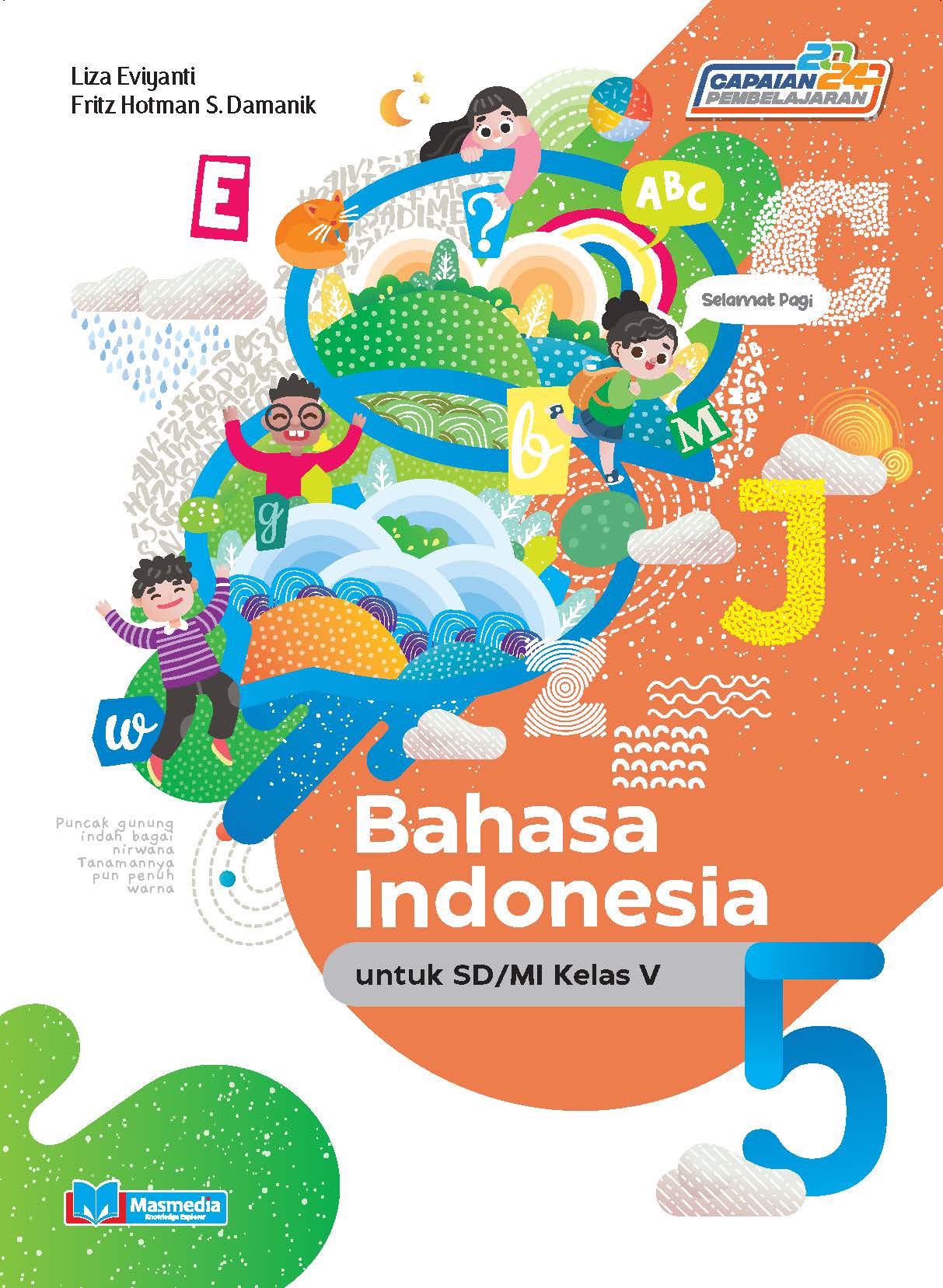 Bahasa Indonesia untuk SD/MI Kelas V K-Merdeka CP 2024	