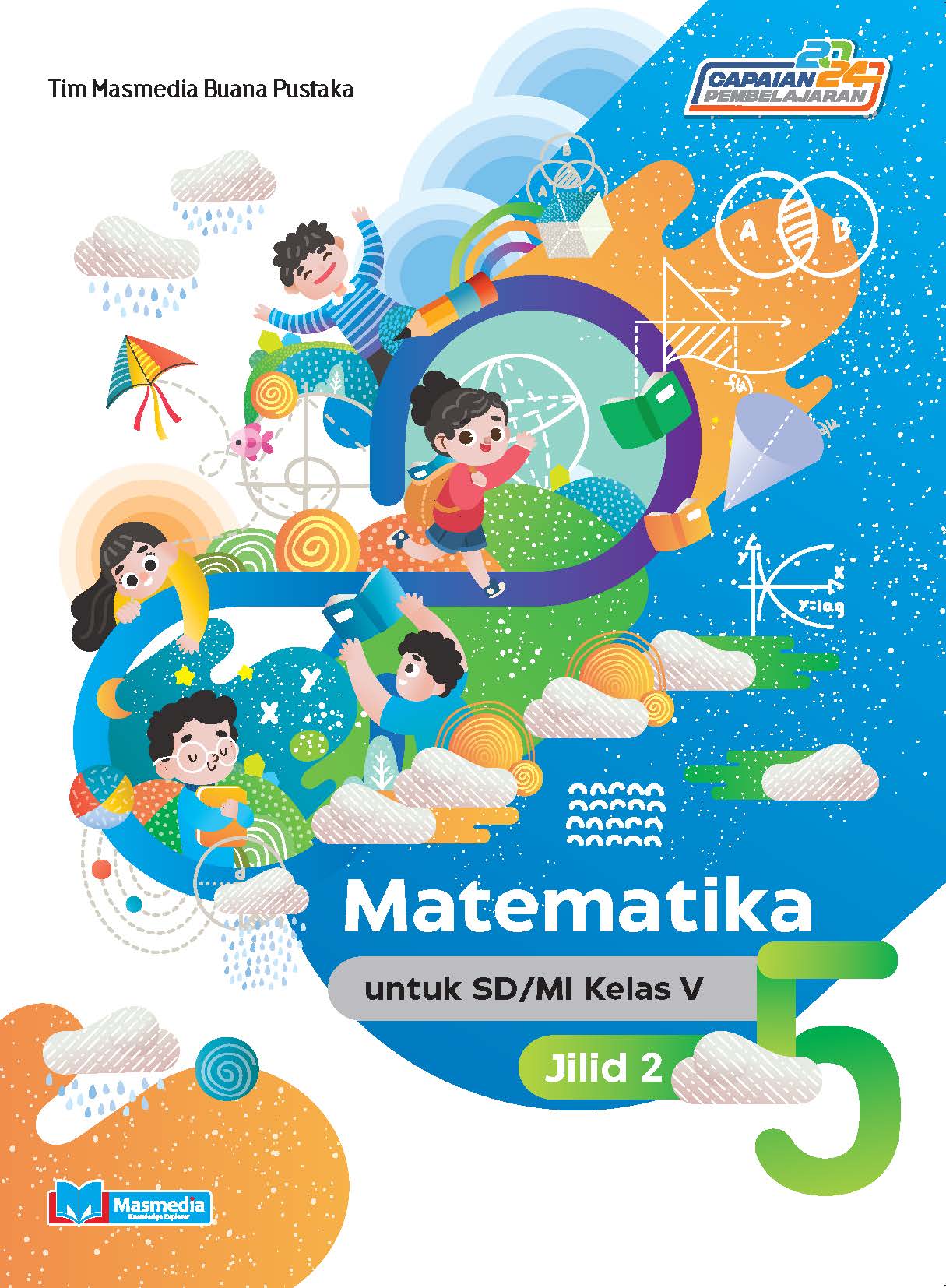 Matematika untuk SD/MI Kelas V Jilid 2 K-Merdeka CP2024	