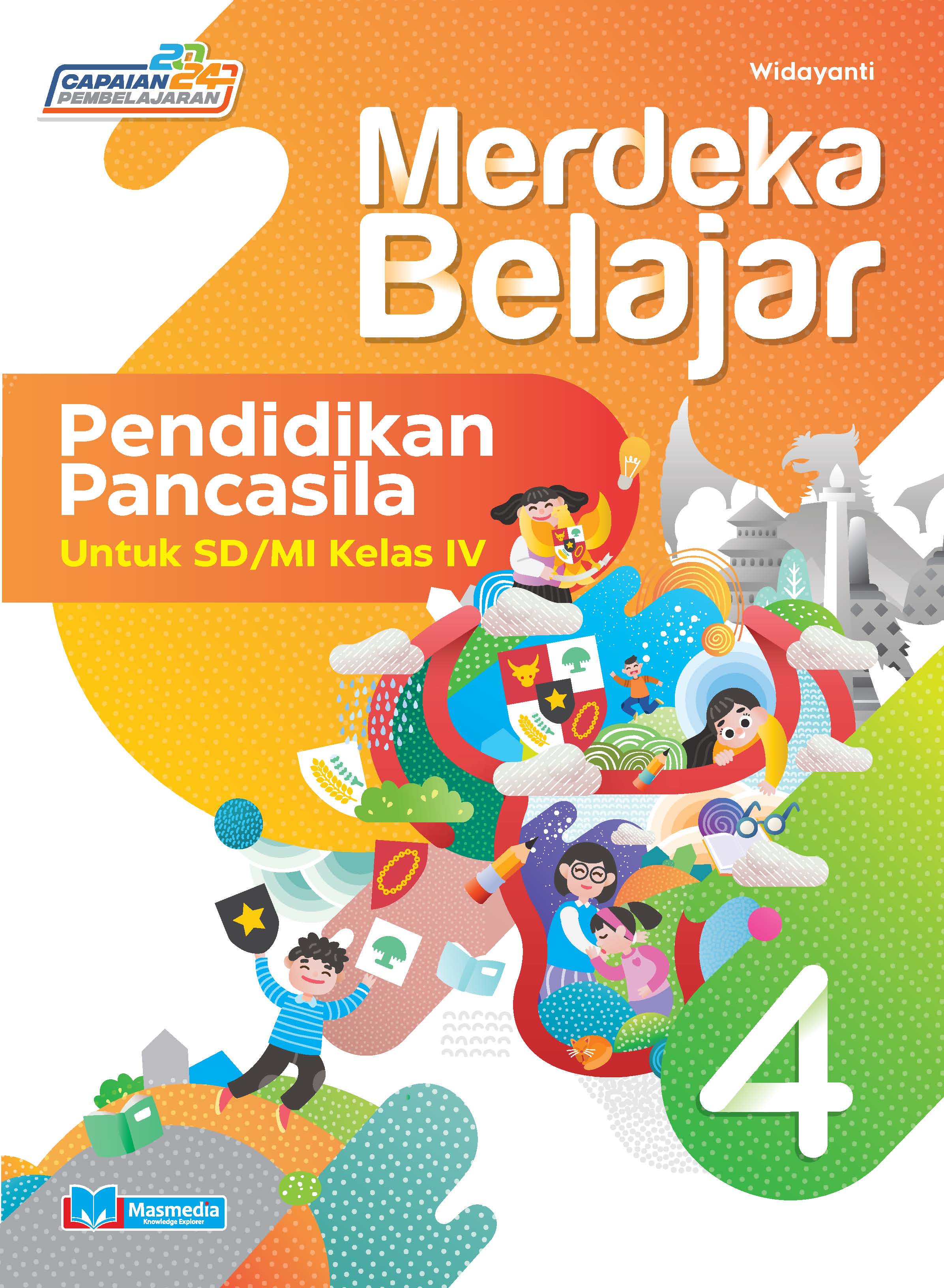 Merdeka Belajar Pendidikan Pancasila untuk SD/MI Kelas IV K-Merdeka CP 2024	